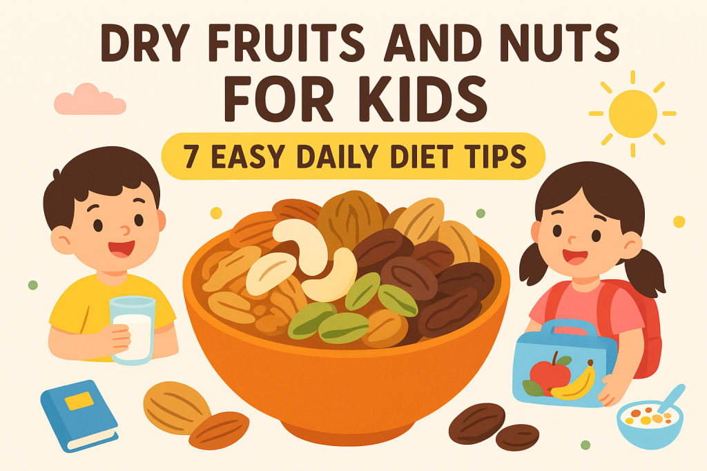 dry fruits and nuts for kids diet tips