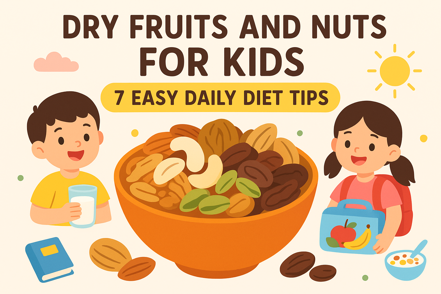 dry fruits and nuts for kids diet tips
