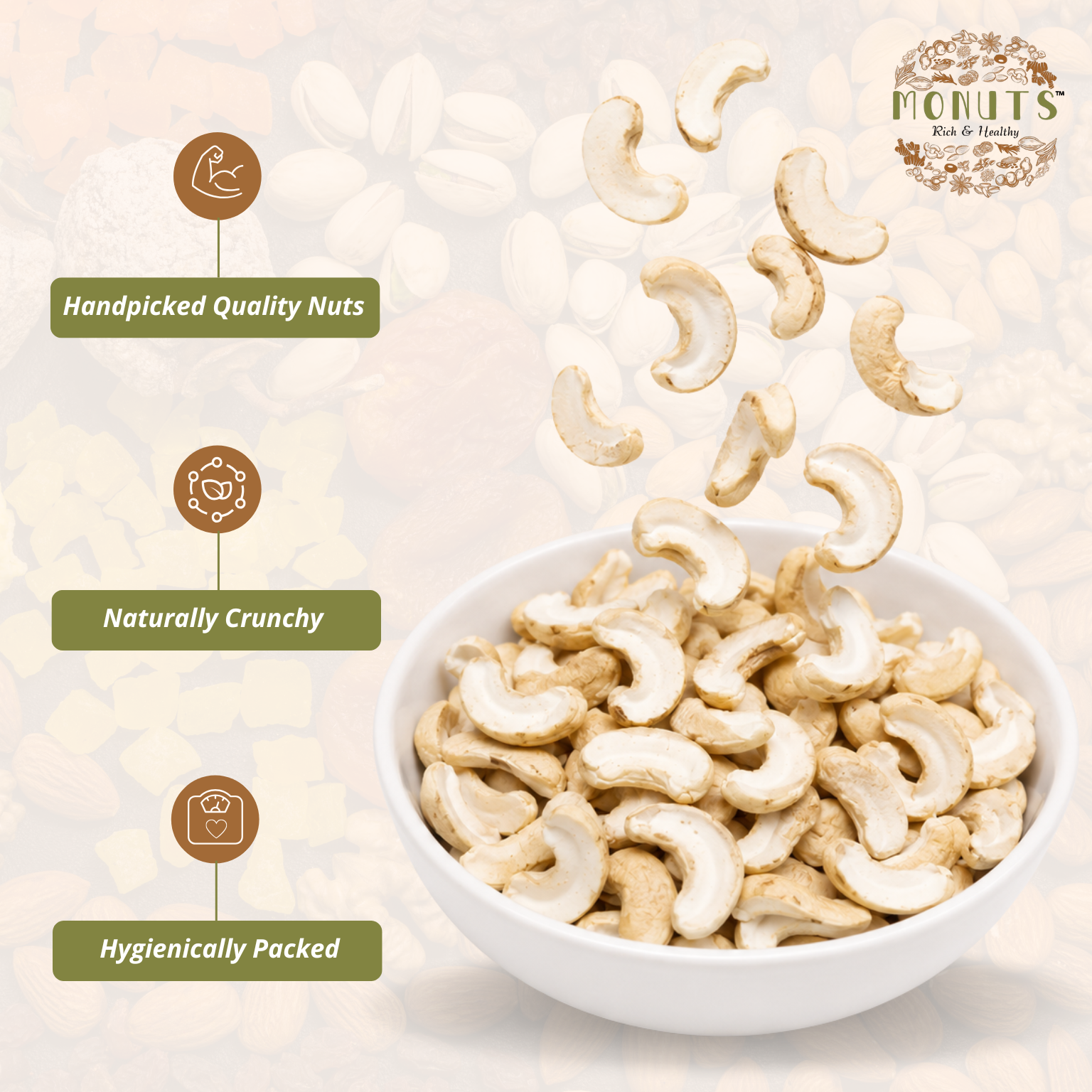 Split Cashewnuts (2pc) - Image 2