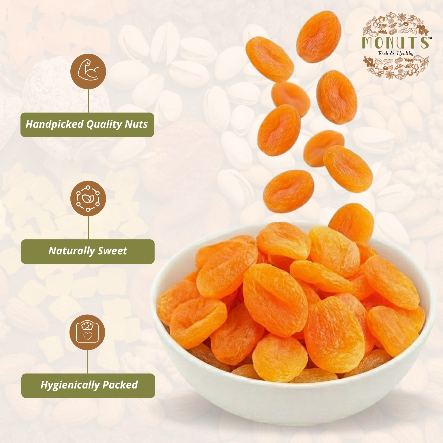 Turkish Apricots (Dried) - Image 2