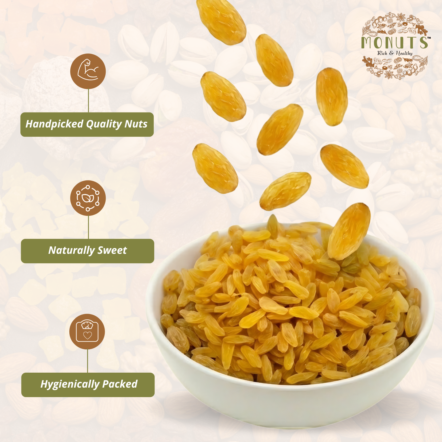 Yellow Raisins - Image 2